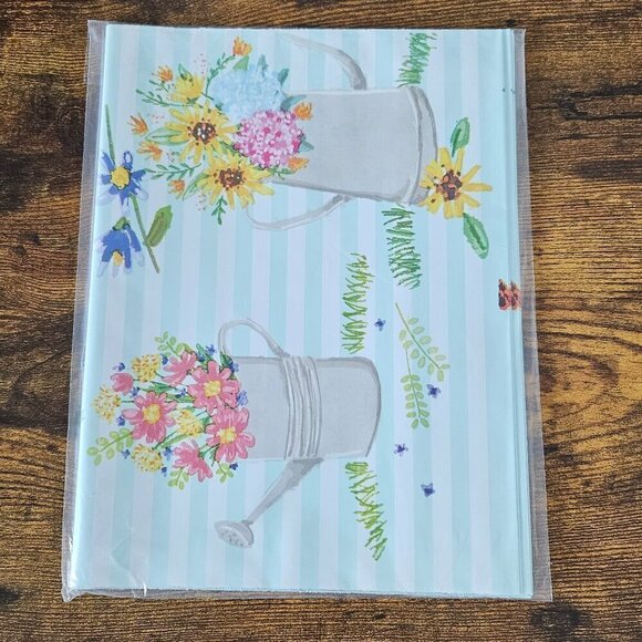 Spring Flowers Watering Can Poly Mailers, 10x13, Lot of 10 - Picture 2 of 3